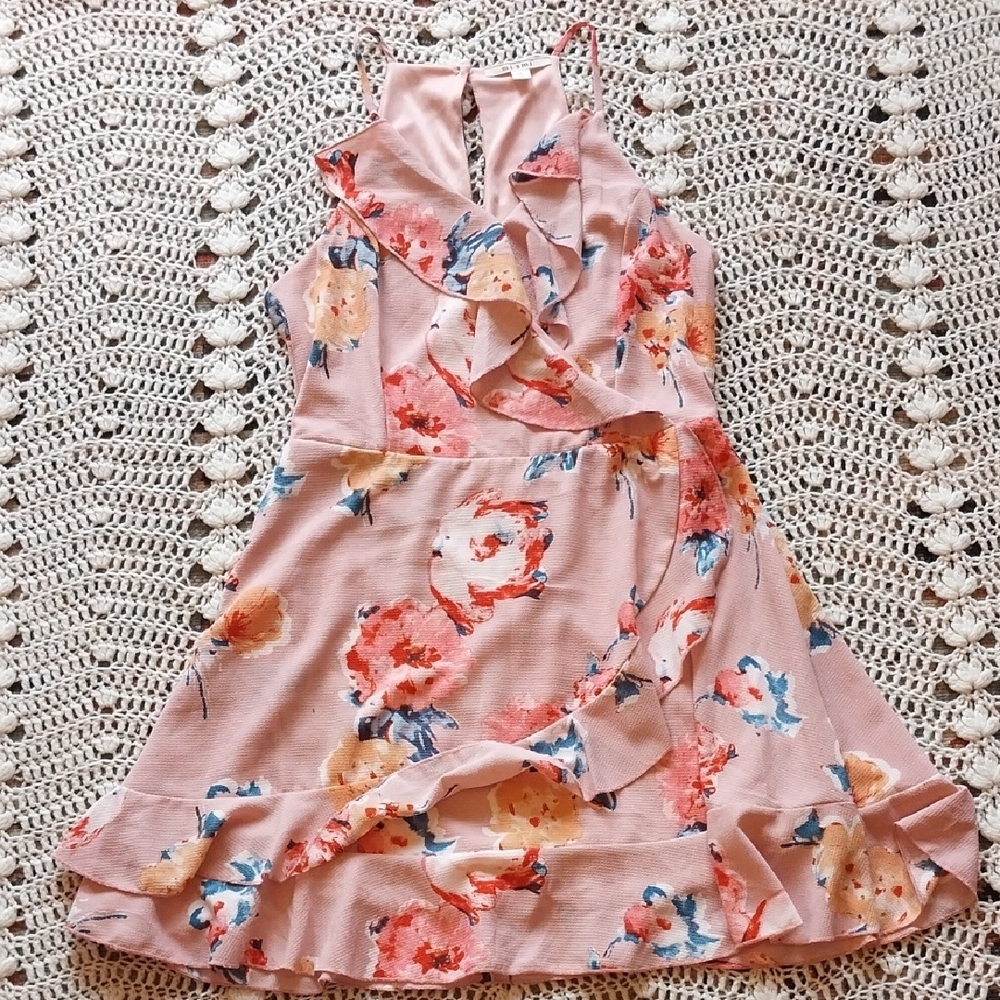 Miami Floral Pink Dress